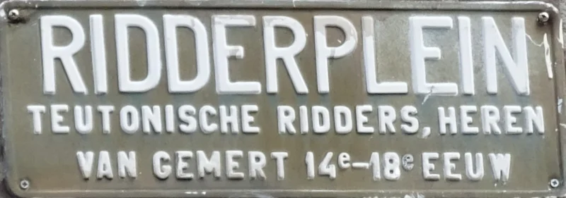 Bord Ridderplein
